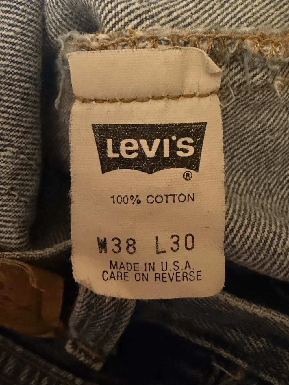LEVIS 90s Vintage Levi's 501 Men's‎ Distressed Worn In Button Fly Jeans Cropped